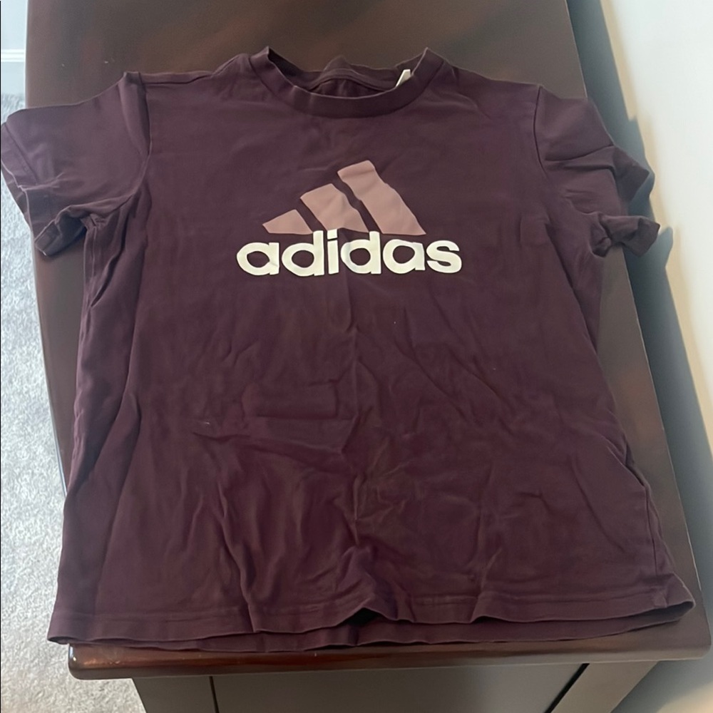 Adidas Purple Short Sleeve Tee